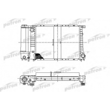 PRS3400 PATRON Радиатор, охлаждение двигателя