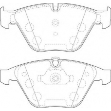 FD7402A NECTO Комплект тормозных колодок, дисковый тормоз