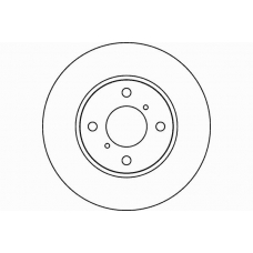 92110800 TEXTAR Тормозной диск