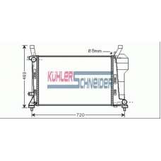 0300761 KUHLER SCHNEIDER Радиатор, охлаждение двигател