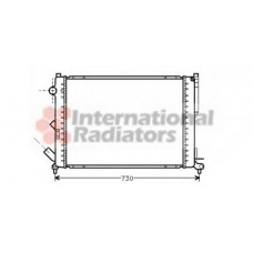 43002301 VAN WEZEL Радиатор, охлаждение двигателя