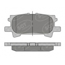 SP 394 PR SCT Комплект тормозных колодок, дисковый тормоз