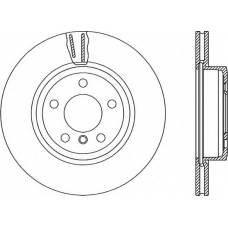 BDR2236.20 OPEN PARTS Тормозной диск
