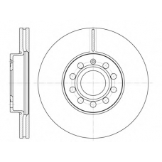 D6648.10 WOKING Тормозной диск