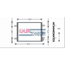 1023001 KUHLER SCHNEIDER Конденсатор, кондиционер