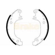 SH1146 BRAKE ENGINEERING Комплект тормозных колодок