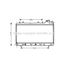 SU2016 Prasco Радиатор, охлаждение двигателя