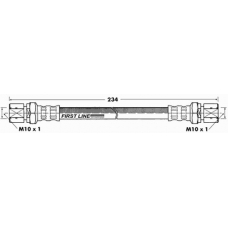 FBH6340 FIRST LINE Тормозной шланг