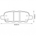 572501B BENDIX Комплект тормозных колодок, дисковый тормоз