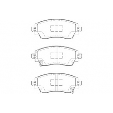WBP23088A WAGNER LOCKHEED Комплект тормозных колодок, дисковый тормоз