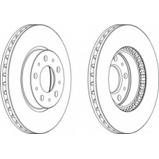 DDF605-1 FERODO Тормозной диск