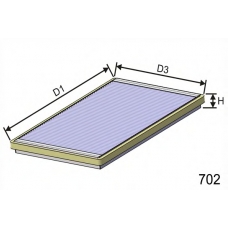 HB117 MISFAT Фильтр, воздух во внутренном пространстве