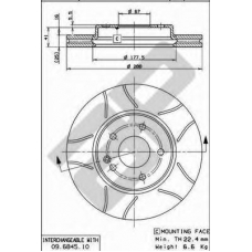 X 24678 AP Тормозной диск