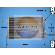 16-1120 AUTO AIR GLOUCESTER Конденсатор, кондиционер