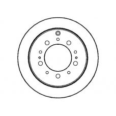 NBD1012 NATIONAL Тормозной диск