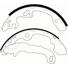 FSB565 FERODO Комплект тормозных колодок