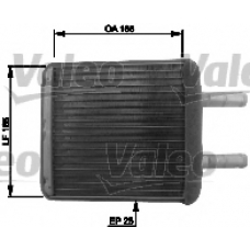 812427 VALEO Теплообменник, отопление салона