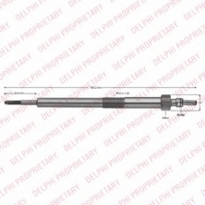 HDS431 DELPHI Свеча накаливания