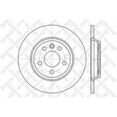6020-2552-SX STELLOX Тормозной диск