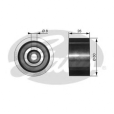 T36076 GATES Паразитный / ведущий ролик, поликлиновой ремень