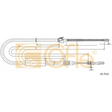 10.7515 COFLE Трос, стояночная тормозная система