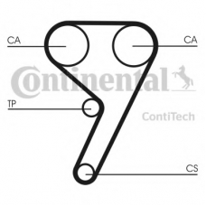 CT881K5 CONTITECH Комплект ремня ГРМ
