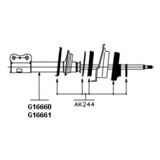 G16661 MONROE Амортизатор