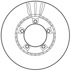 562747BC BENDIX Тормозной диск