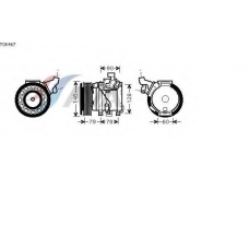 TOK467 AVA Компрессор, кондиционер