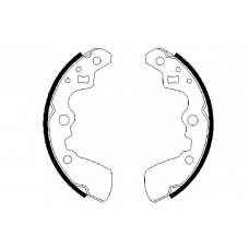 0 986 487 430 BOSCH Комплект тормозных колодок