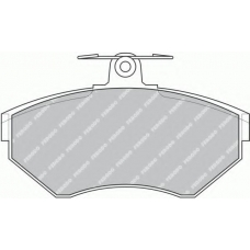 FDB1289 FERODO Комплект тормозных колодок, дисковый тормоз