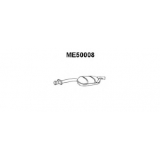 ME50008 VENEPORTE Средний глушитель выхлопных газов