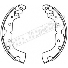 1064.182 fri.tech. Комплект тормозных колодок, стояночная тормозная с