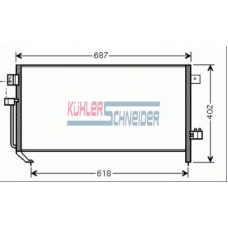 2520051 KUHLER SCHNEIDER Конденсатор, кондиционер