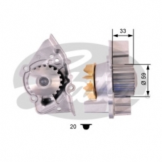 WP0085 GATES Водяной насос