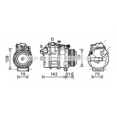 BWK427 AVA Компрессор, кондиционер