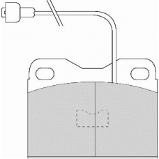 FD426A NECTO Комплект тормозных колодок, дисковый тормоз