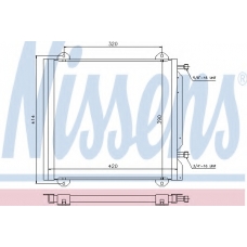 940026 NISSENS Конденсатор, кондиционер