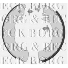 BBS6325 BORG & BECK Комплект тормозных колодок