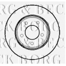 BBD4017 BORG & BECK Тормозной диск