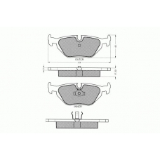 7.462 PEX Комплект тормозных колодок, дисковый тормоз
