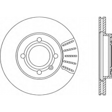 BDR1027.20 OPEN PARTS Тормозной диск
