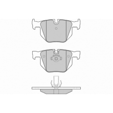 12-1173 E.T.F. Комплект тормозных колодок, дисковый тормоз