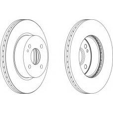 DDF1738 FERODO Тормозной диск