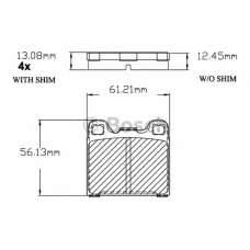 F 03B 150 204 BOSCH Комплект тормозных колодок, дисковый тормоз