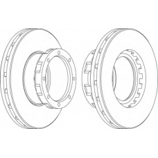FCR260A FERODO Тормозной диск
