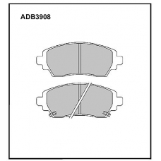 ADB3908 Allied Nippon Тормозные колодки