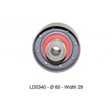LD0340 TRW Натяжной ролик, ремень грм