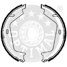 BB-7258 OPTIMAL Комплект тормозных колодок, стояночная тормозная с
