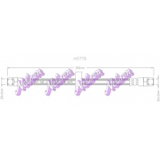 H3770 Brovex-Nelson Тормозной шланг